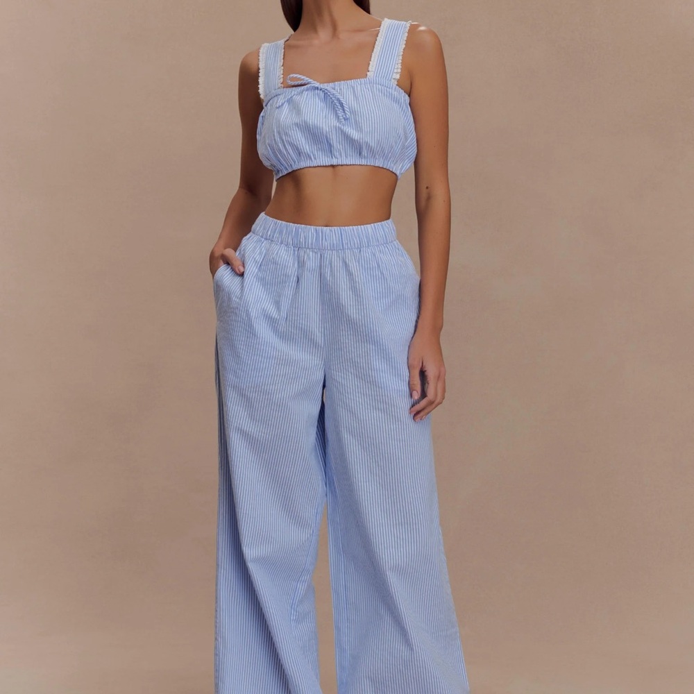 Pinstripe Meshki Co Ord